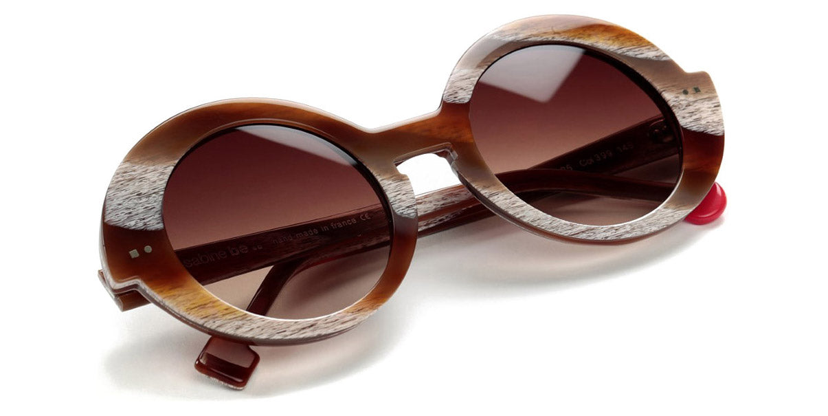 Sabine Be® Be Val De Loire Sun SB Be Val De Loire Sun 399 51 - Shiny Vintage Horn Sunglasses