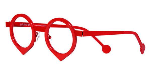 Sabine Be® Be Yang SB Be Yang 239 43 - Shiny Red / Satin Red Eyeglasses