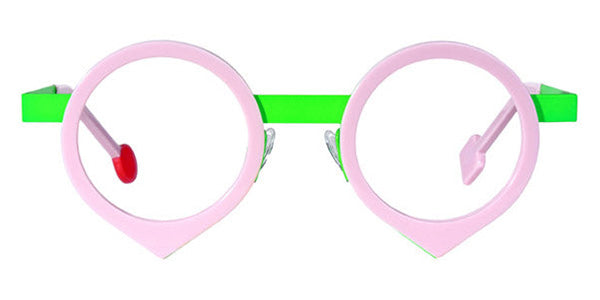 Sabine Be® Be Yang SB Be Yang 245 43 - Shiny Baby Pink / Satin Neon Green Eyeglasses