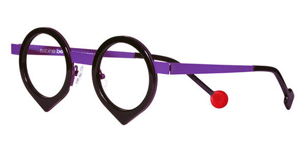 Sabine Be® Be Yang SB Be Yang 246 43 - Shiny Dark Choco / Satin Purple Eyeglasses
