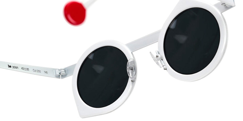 Sabine Be® Be Yoon Sun SB Be Yoon Sun 255 43 - Shiny White / Satin White Sunglasses