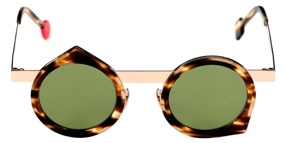 Sabine Be® Be Yoon Sun SB Be Yoon Sun 260 43 - Shiny Flamed Tortoise / Polished Pale Gold Sunglasses