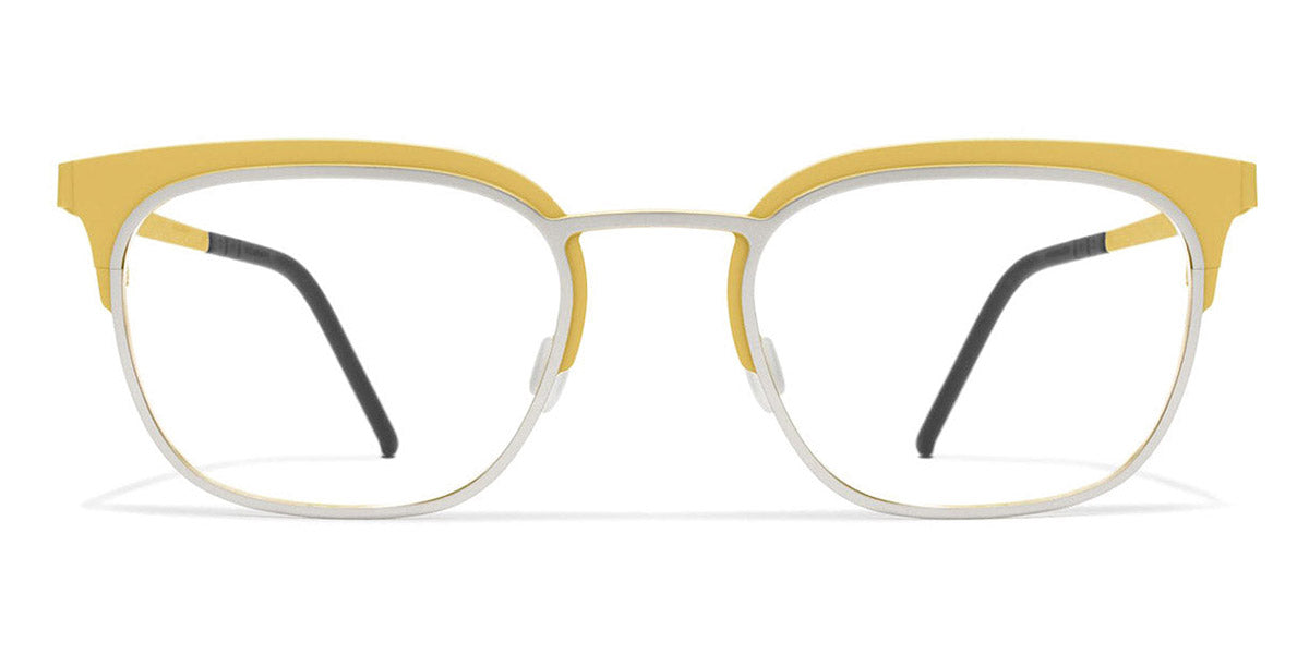 Blackfin® MARROWSTONE BF MARROWSTONE 864 52 - Matte Silver/Yellow Eyeglasses