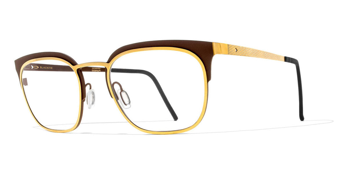 Blackfin® MARROWSTONE BF MARROWSTONE 867 52 - Brown/Yellow Gold Eyeglasses