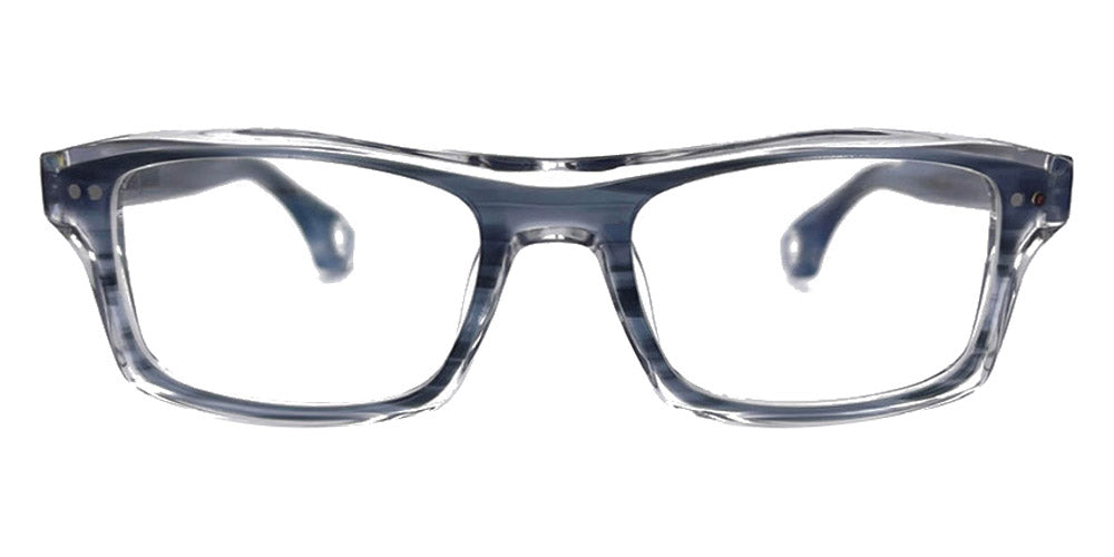 Blake Kuwahara® Albers BLK ALBERS INDIGO HORN 51 - Indigo Horn Eyeglasses