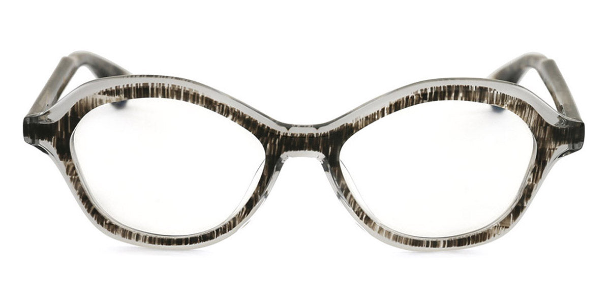 Blake Kuwahara® Bardi BLK BARDI BRUSHED BLACK 50 - Brushed Black Eyeglasses