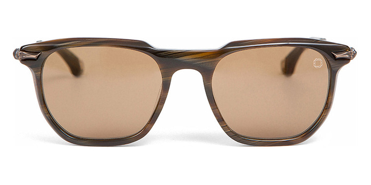 Blake Kuwahara® Bk1009 Sun BLK BK1009 SUN BROWN HORN 50 - Brown Horn Sunglasses