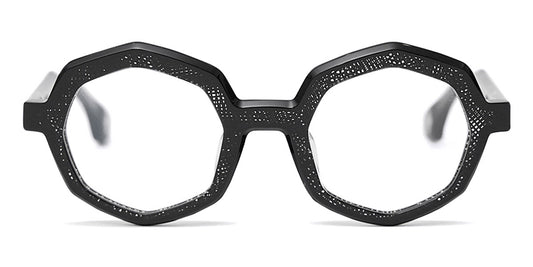 Blake Kuwahara® Loos BLK LOOS BLACK WEAVE 48 - Black Weave Eyeglasses