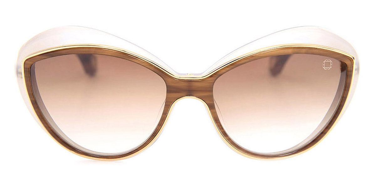 Blake Kuwahara® Macklowe Sun BLK MACKLOWE SUN LIGHT BROWN HORN 56 - Light Brown Horn Sunglasses