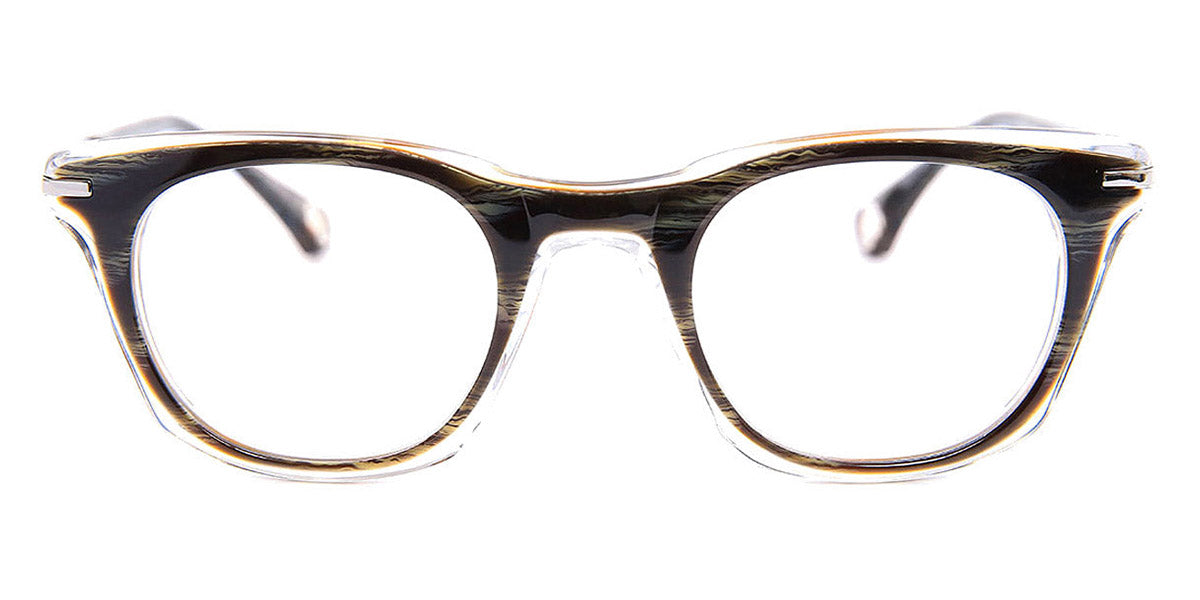 Blake Kuwahara® MCINTIRE BLK MCINTIRE BLACK HORN 46 - BLACK HORN Eyeglasses