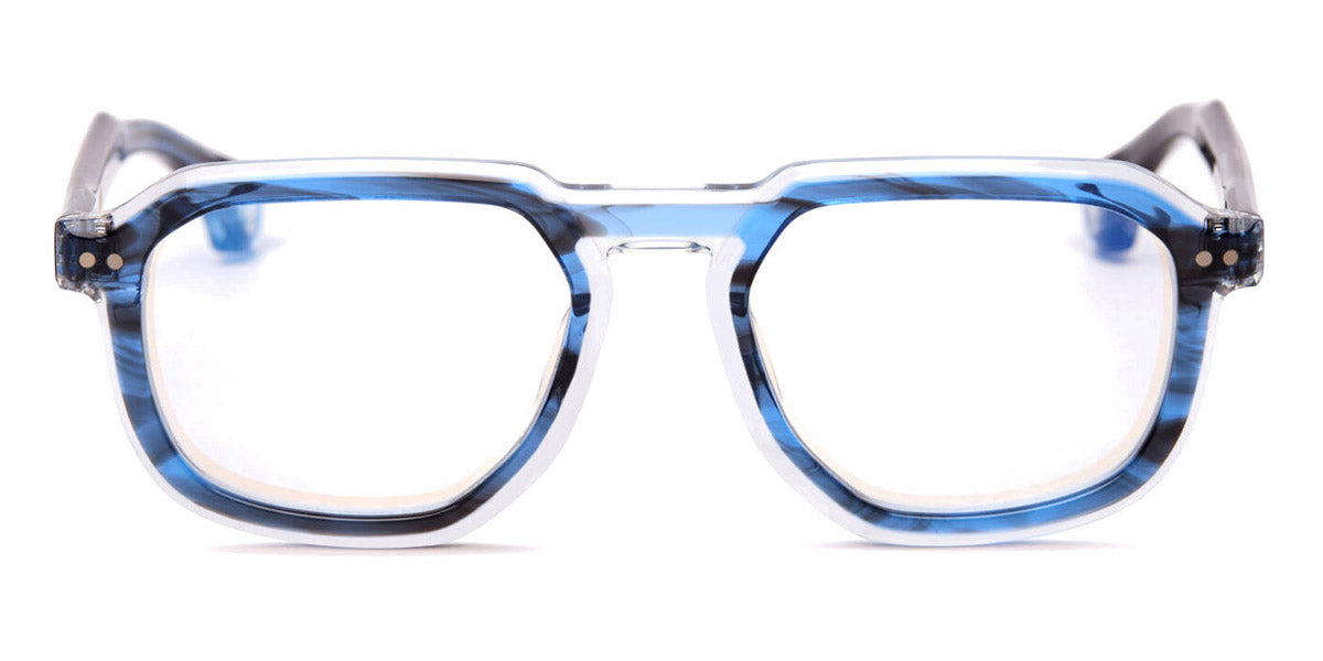Blake Kuwahara® Thayer BLK THAYER BLUE HORN 54 - Blue Horn Eyeglasses