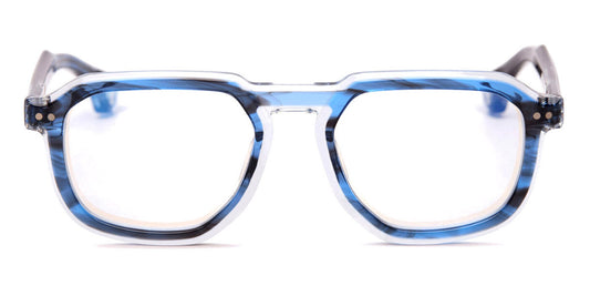 Blake Kuwahara® Thayer BLK THAYER BLUE HORN 54 - Blue Horn Eyeglasses