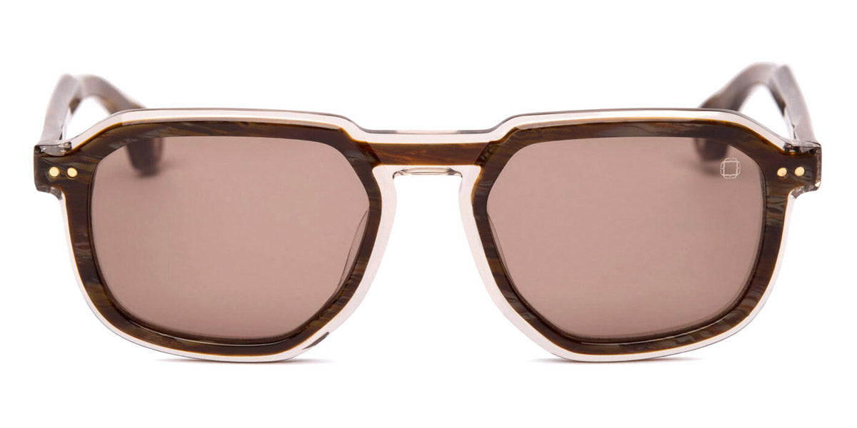 Blake Kuwahara® Thayer Sun BLK THAYER SUN BROWN HORN 54 - Brown Horn Sunglasses
