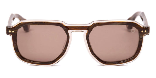 Blake Kuwahara® Thayer Sun BLK THAYER SUN BROWN HORN 54 - Brown Horn Sunglasses