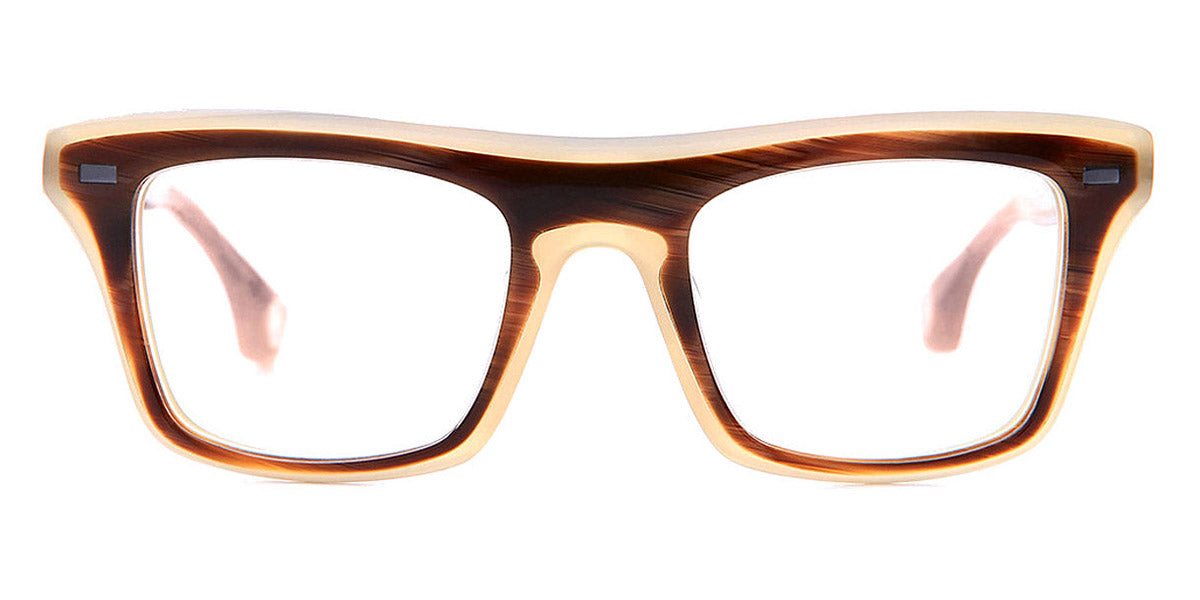 Blake Kuwahara® TOWNLEY BLK TOWNLEY BROWN HORN 50 - BROWN HORN Eyeglasses
