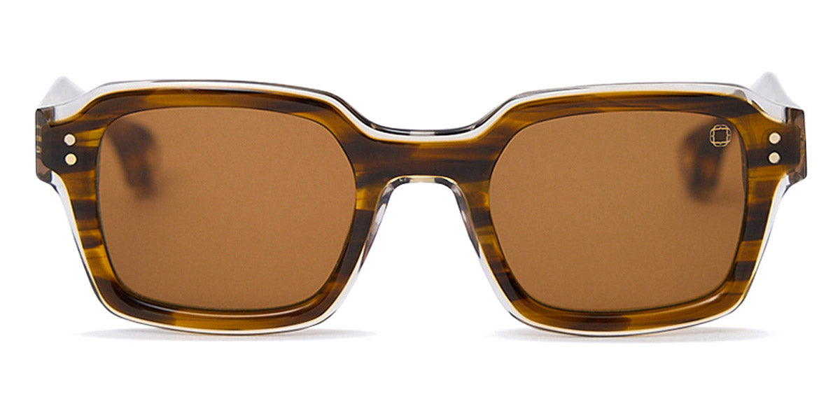 Blake Kuwahara® Wagner Sun BLK WAGNER SUN LIGHT BROWN HORN 49 - Light Brown Horn Sunglasses