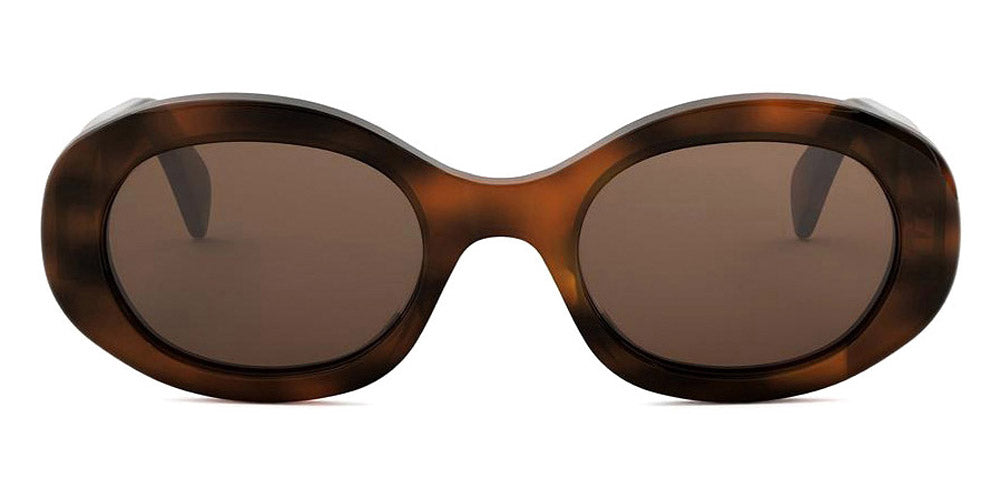 Celine® CL40194U CEL CL40194U 53E 52 - 53E Shiny Havana / Brown Normal Sunglasses