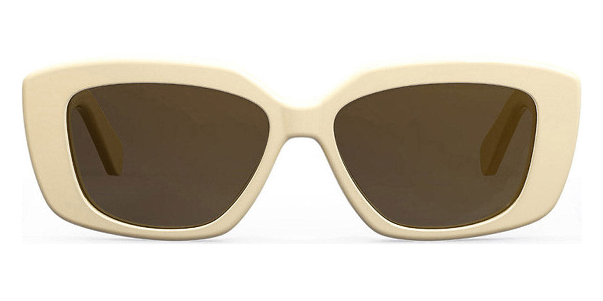 Celine® CL40216U CEL CL40216U 25E 55 - 25E Shiny Ivory / Brown Sunglasses