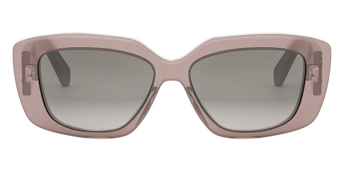 Celine® CL40216U CEL CL40216U 45B 55 - Shiny Opaline Pink / Gradient Smoke Sunglasses