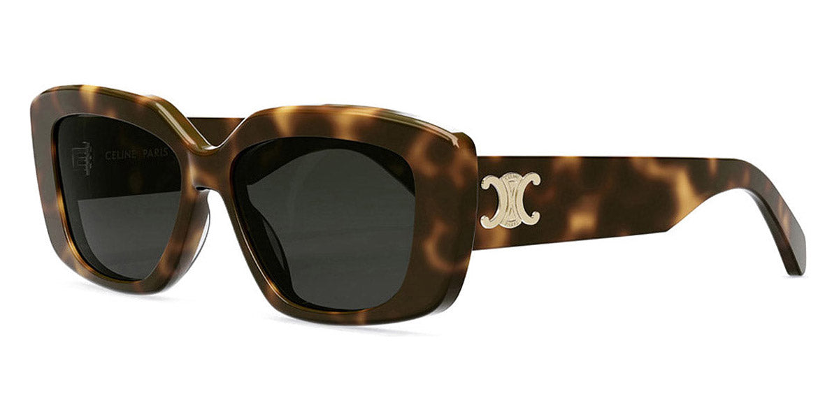 Celine® CL40216U CEL CL40216U 53A 55 - Shiny Havana / Grey Sunglasses
