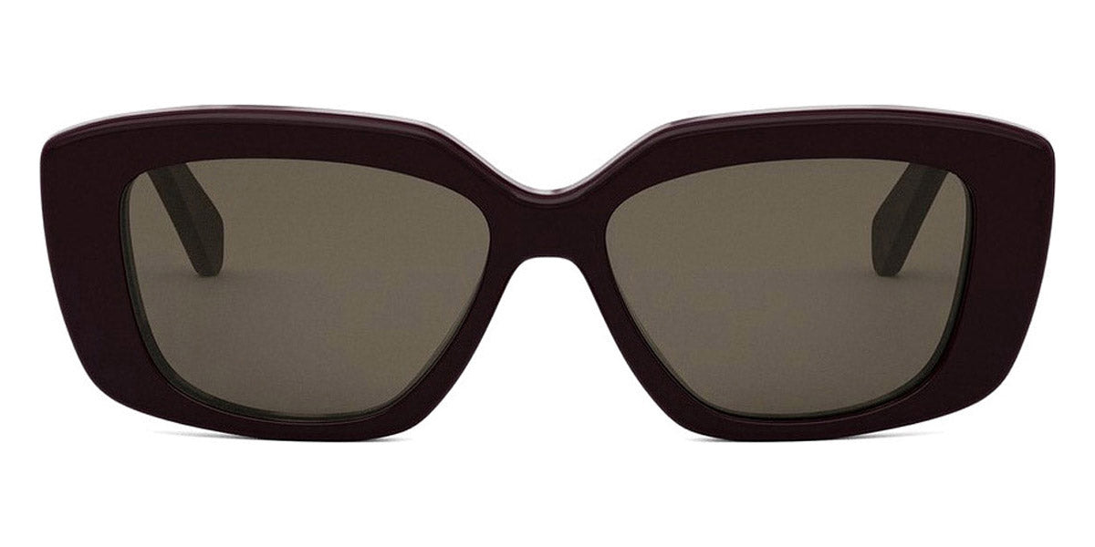Celine® CL40216U CEL CL40216U 69E 55 - 69E Shiny Bordeaux / Brown Sunglasses