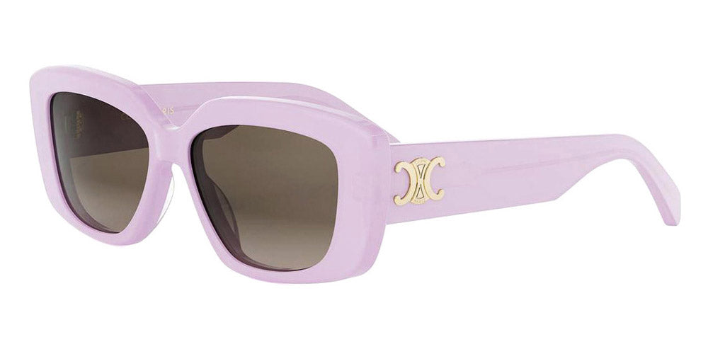 Celine® CL40216U CEL CL40216U 78F 55 - 78F Shiny Violet / Brown Gradient Sunglasses