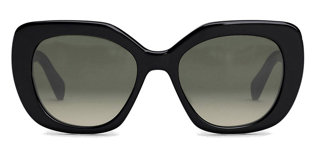 Celine® CL40226U CEL CL40226U 01F 55 - Shiny Black / Brown Sunglasses