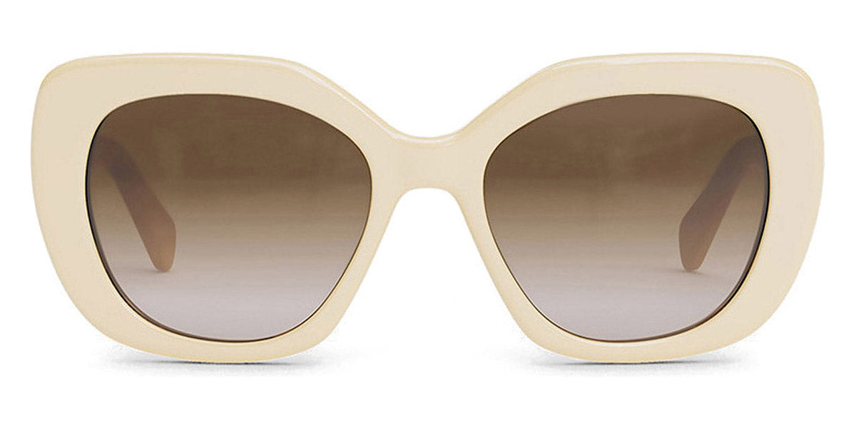 Celine® CL40226U CEL CL40226U 25F 55 - Shiny Ivory / Brown Sunglasses
