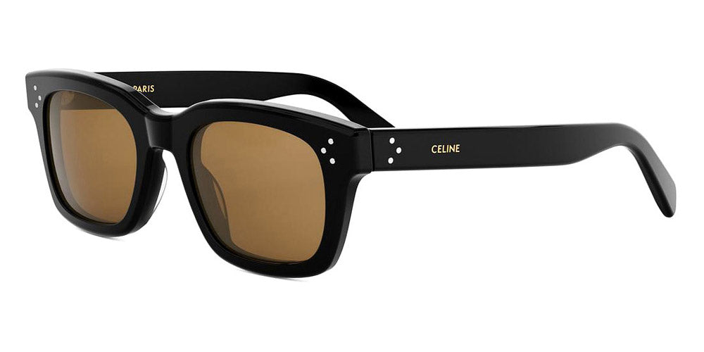 Celine® CL40232I CEL CL40232I 01J 51 - 01J Shiny Black / Brown Normal Sunglasses