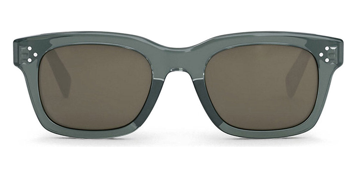 Celine® CL40232I CEL CL40232I 93J 51 - Shiny Transparent Sage / Brown Sunglasses