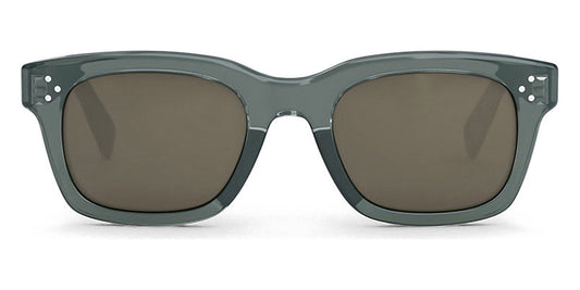 Celine® CL40232I CEL CL40232I 93J 51 - Shiny Transparent Sage / Brown Sunglasses