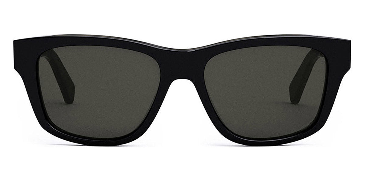 Celine® CL40249U CEL CL40249U 01A 55 - Shiny Black / Smoke Sunglasses