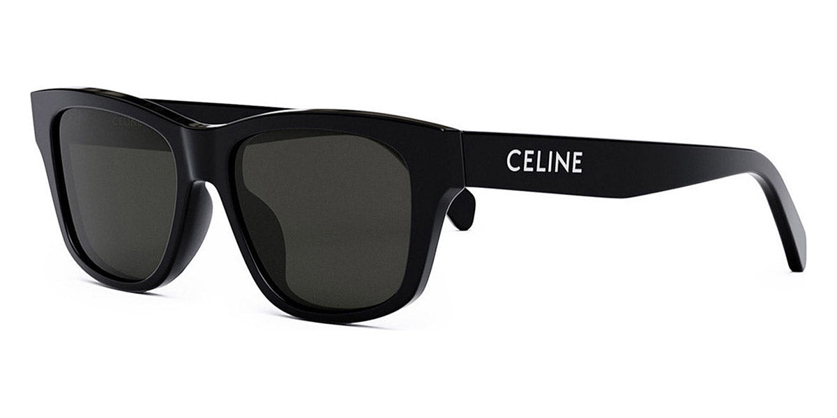 Celine® CL40249U CEL CL40249U 01A 55 - Shiny Black / Smoke Sunglasses