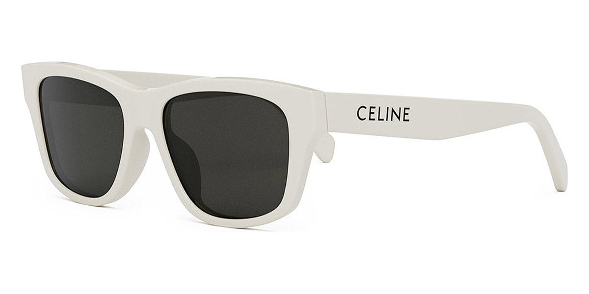 Celine® CL40249U CEL CL40249U 25A 55 - Shiny Ivory / Smoke Sunglasses