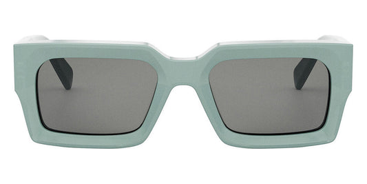 Celine® CL40280U CEL CL40280U 93A 54 - Shiny Lime Transparent / Smoke Sunglasses