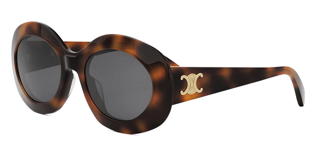 Celine® CL40292U CEL CL40292U 53A 54 - 53A Shiny Havana / Smoke Sunglasses