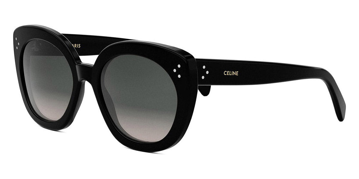 Celine® CL40295I CEL CL40295I 01F 56 - 01F Shiny Black / Gradient Brown Sunglasses