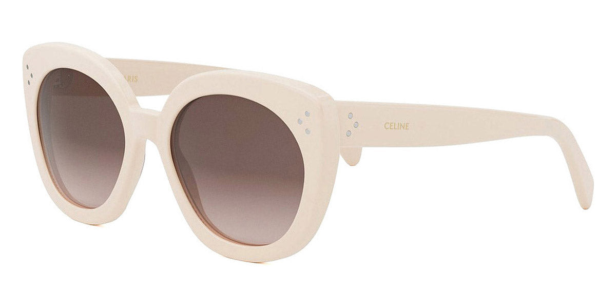 Celine® CL40295I CEL CL40295I 25F 56 - 25F Shiny Ivory / Gradient Brown Sunglasses