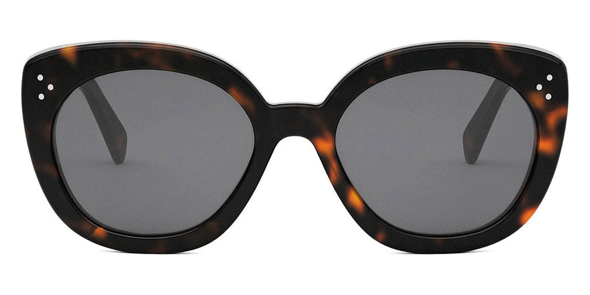 Celine® CL40295I CEL CL40295I 52A 56 - 52A Shiny Dark Havana / Smoke Sunglasses