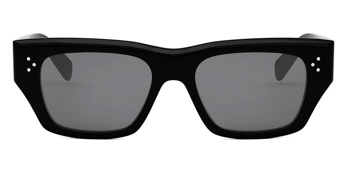 Celine® CL40297U CEL CL40297U 01A 53 - 01A Shiny Black / Smoke Sunglasses