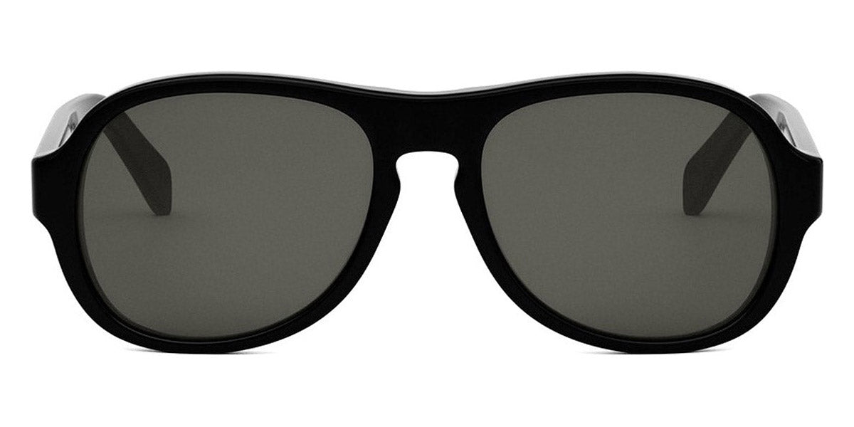 Celine® CL40298I CEL CL40298I 01A 56 - 01A Shiny Black / Smoke Sunglasses