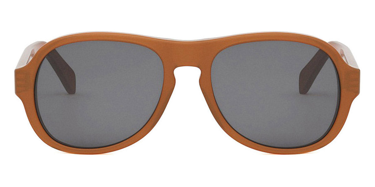Celine® CL40298I CEL CL40298I 45A 56 - 45A Shiny Opaline Pink / Smoke Sunglasses