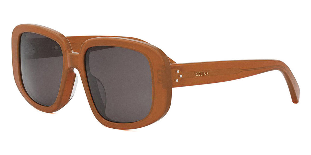Celine® CL40299U CEL CL40299U 45A 55 - 45A Shiny Opaline Pink / Smoke Sunglasses