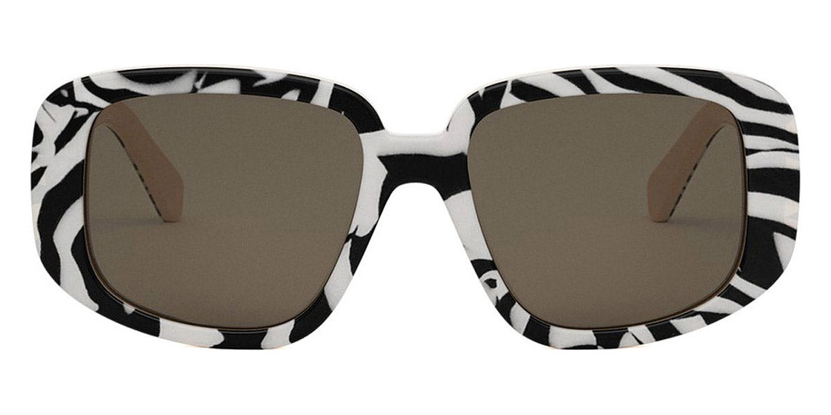 Celine® CL40299U CEL CL40299U 99E 55 - 99E Animal / Brown Sunglasses