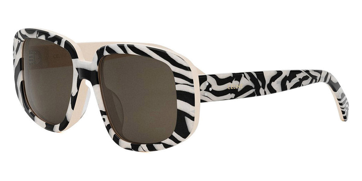 Celine® CL40299U CEL CL40299U 99E 55 - 99E Animal / Brown Sunglasses