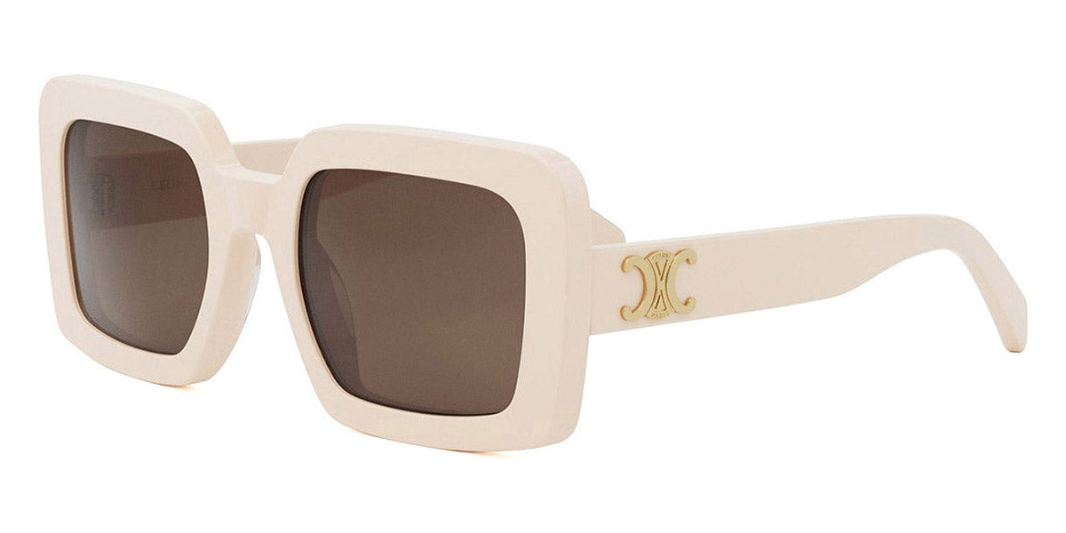 Celine® CL40304U CEL CL40304U 25E 56 - 25E Shiny Ivory / Brown Sunglasses