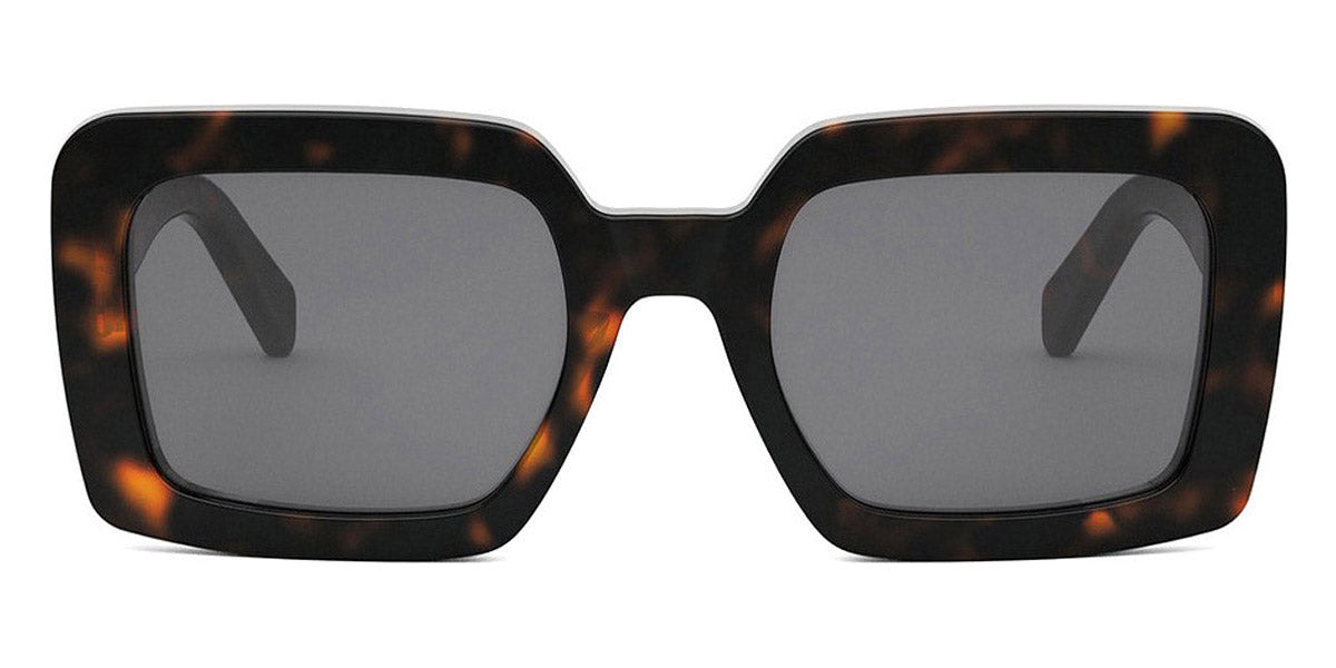 Celine® CL40304U CEL CL40304U 52A 56 - 52A Shiny Dark Havana / Smoke Sunglasses