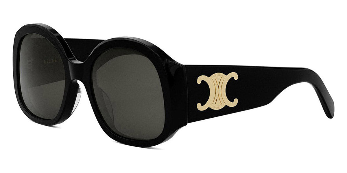 Celine® CL40305U CEL CL40305U 01A 54 - 01A Shiny Black / Smoke Sunglasses