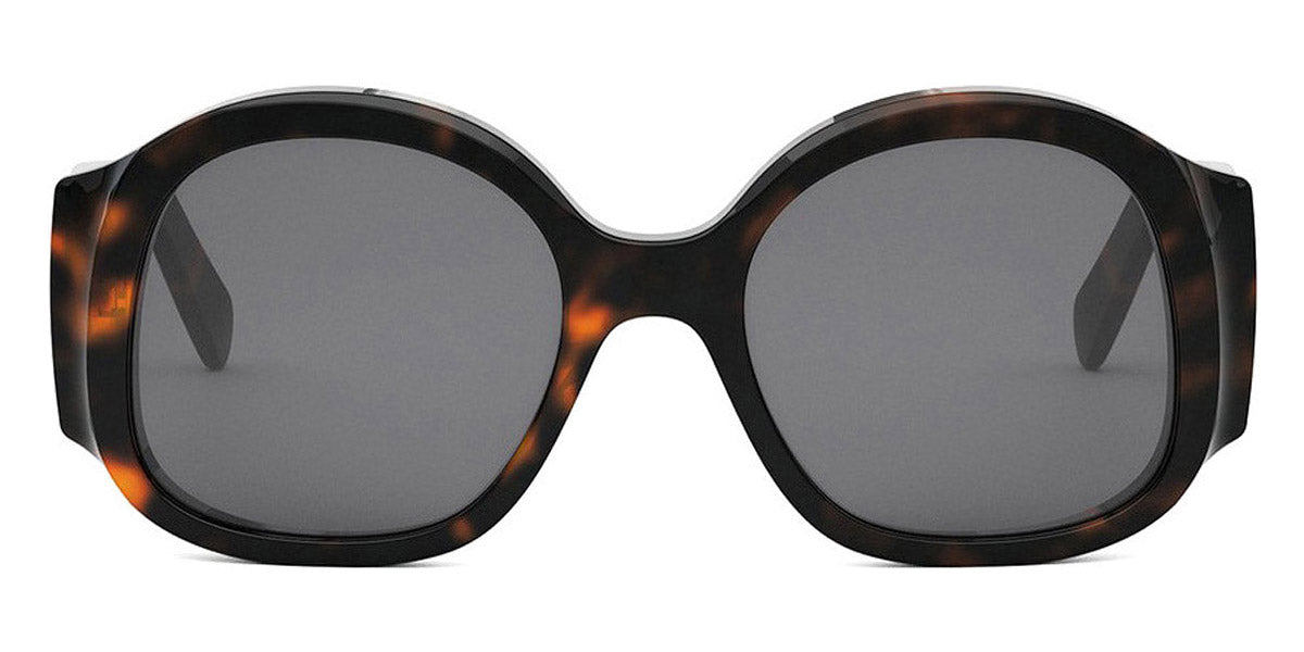 Celine® CL40305U CEL CL40305U 52A 54 - 52A Shiny Dark Havana / Smoke Sunglasses