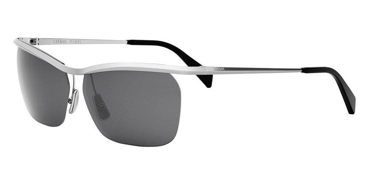Celine® CL40307U CEL CL40307U 16A 62 - 16A Shiny Palladium / Smoke Sunglasses